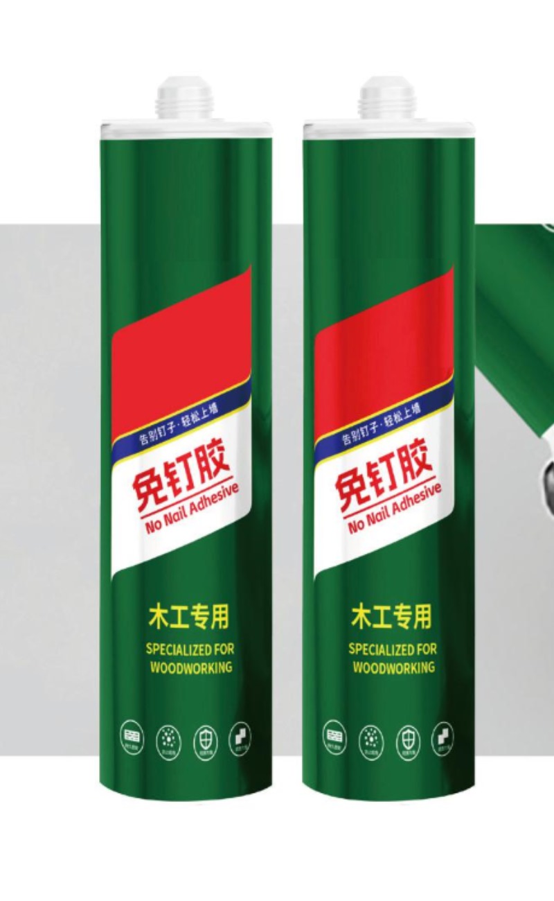 No-nails construction adhesive